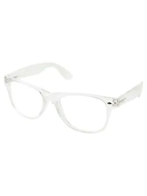 Crystal Clear Frame Lens Transparent Sunglasses Eyeglasses • $10.99