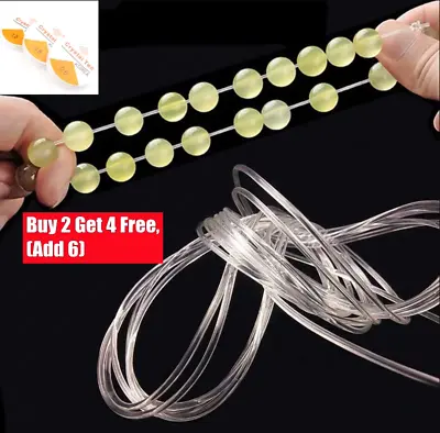 Strong Elastic Stretchy Thread Beading Cord Bracelet String For Jewellery Making • £2.76