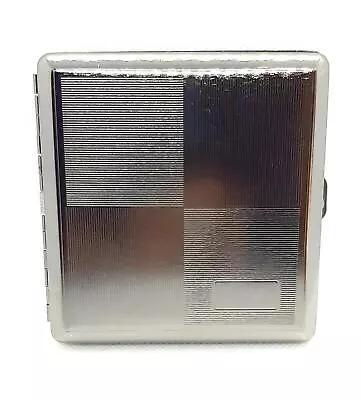 RYO Gun Metal Engravable Designed King Size Cigarette Case • $9.97