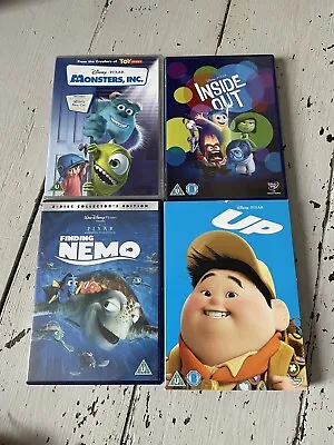 Disney Pixar Dvd Bundle Dvds Up Finding Nemo Inside Out Monsters Inc • £8