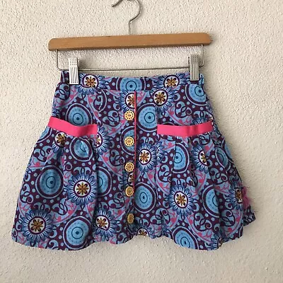 Matilda Jane Corduroy Skirt Girls Size 2 Lined W/ Pockets Paint By Numbers • $10