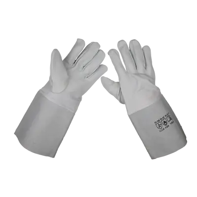 £12.49 • Buy Sealey SSP142 Pair TIG Goat Skin Leather Welding Welders Hand Gauntlets Gloves