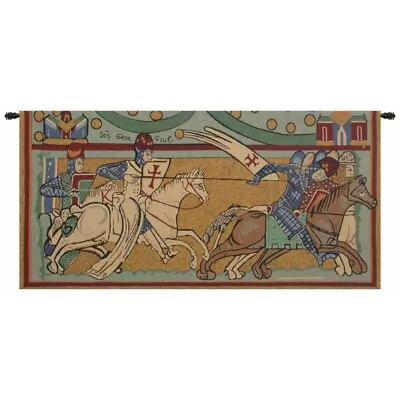 Knights Of St. Gregory The Great Medieval Crusades Woven Tapestry Wall Hanging • $196.99