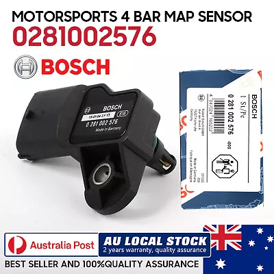 1x Genuine BOSCH Boost 4bar Map Pressure Sensor Fits VOLVO FMX 410 500 2010 Au • $92.99