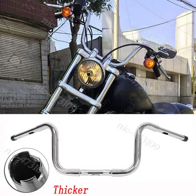 10  Mini Apes Cruved Handlebars Chrome Mini Apehanger Bars Harley XG750 500 • $149.09
