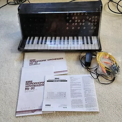 Korg MS20 Mini Analog Monophonic Synthesizer WITH Acrylic Cover • $375