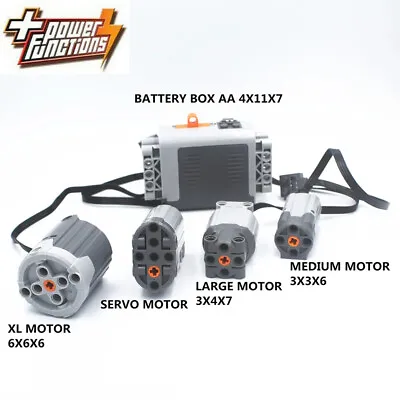 5pcs Power Functions LEGO 8881 Battery Box Train 8883 M L XL Servo Motor Toy Set • $33.99