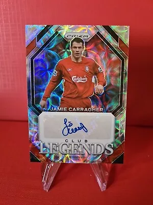 2023-24 Panini EPL Prizm Penmanship CHOICE Scope Jamie Carragher Liverpool Auto • £6.50