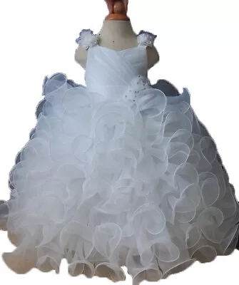 Jenniferwu Pageant Party Princess Birthday Dresses Tulle Tutu Dress For Girls • $67.83
