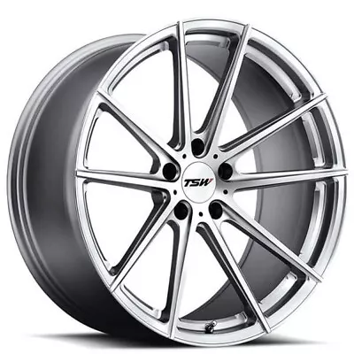 20x8.5/20x10  Staggered TSW Wheels Bathurst Silver With Mirror Cut Face • $1654