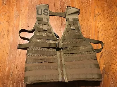 U.S. Military Coyote Fighting Load Carrying Vest Molle II • $35