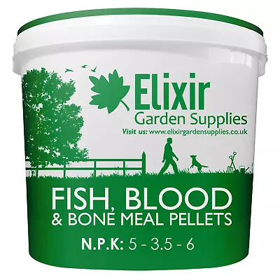 Fish Blood & Bone Meal Pellet Tubs With Added Chicken Manure | N.P.K: 5-3.5-6 • £22.99