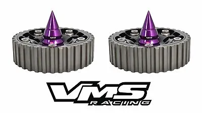 Vms Racing Cam Gear Bolts Spikes Purple For Honda Acura Dohc B18a B18b B20b B20z • $929.95