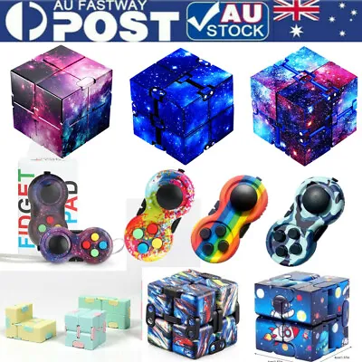 $6.99 • Buy Infinity Cube Fidget Toys Magic Puzzle Sensory Autism Anxiety ADHD Stress Relief