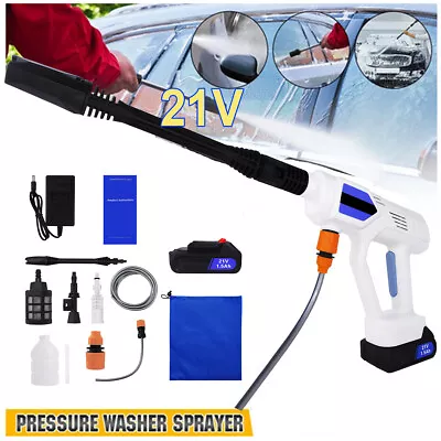 1500W 30Bar Cordless High Pressure Car Washer Gun Cleaner For Makita Battery • $33.90