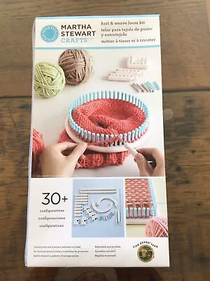 Martha Stewart Round Knit And Loom Weave Kit NEW Homemade Hat Scarf • $34.99