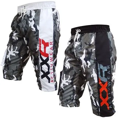 Mens Shorts Casual Clothing Beach Summer Swim Short Urban Camo Dri-Board Shorts  • £10.99