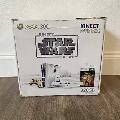 Microsoft Xbox 360 Star Wars Limited Edition Box  Console Controllers And Cables • $220