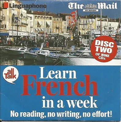Learn French - Disc 2 Of 9 - Mail Promo Cd • £1.29