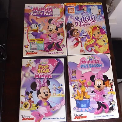 3 Mickey Mouse Clubhouse DVDs & 1 Snow Awesome DVD - VGC • $16