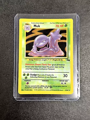 Muk - 13/62 Fossil - Holo Rare - WOTC - Pokemon TCG - LP • £5.33