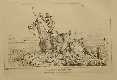 1825 Henry Alken Sporting Print ~ Coursing Finding  • £48