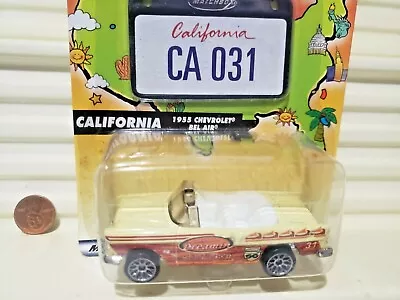 2001 Matchbox Across America 1955 CHEVROLET BELAIR CALIFORNIA DREAMIN Surf Shop • $6.95