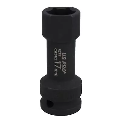 17mm 1/2  Drive Deep Strut Channel Socket For Unistrut Type Channel 72mm Long • £13.77