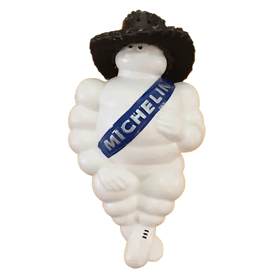 Michelin Man Bibendum Figure Doll 1 X 8  Mascot Advertise Tire With Hat & Light • £43.16