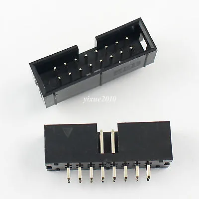 $2.99 • Buy 20Pcs 2.54mm 2x8 Pin 16 Pin Straight Male Shrouded Box Header PCB IDC Connector
