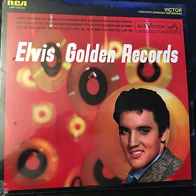 Elvis Presley Golden Records SEALED Vinyl Lp 1958 NOS SER LSP 1707(e) Pop Rock • $80