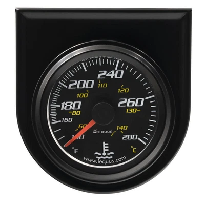 $27.25 • Buy Equus Coolant Temperature Gauge 6242; 6000 Series Water Temp 130-280�F 2 