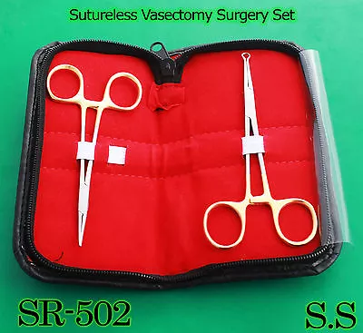 Sutureless Vasectomy Surgery Set Surgical Instruments SR-502 • $12.15