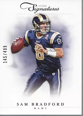 2012 Prime Signatures Football Card Pick (Base) • $1.25