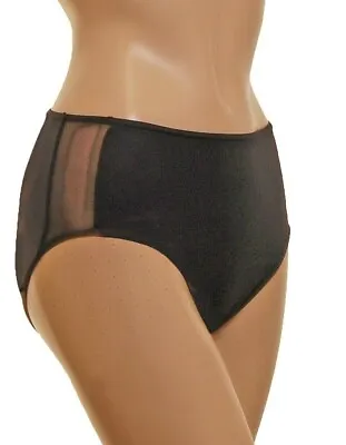 Knickers Black Mesh Side Panel/Black Lycra  • £9.95