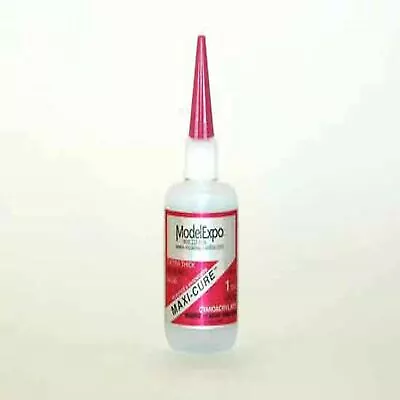 Model Expo MAXI-CURE EXTRA THICK CA GLUE1 Oz. • $7.99