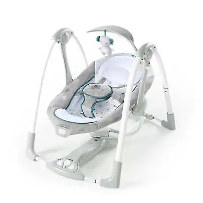 $75 • Buy 2-in-1 Portable Battery-Powered Baby Swing & Infant Seat With Vibrations