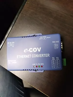 ECOV-132X-1 Ethernet Converter NIB • $12