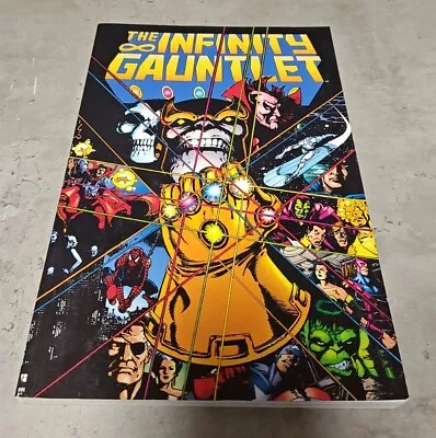 Infinity Gauntlet TPB Marvel Comics Paperback Graphic Nove By Jim Starlin NEW • $14.95