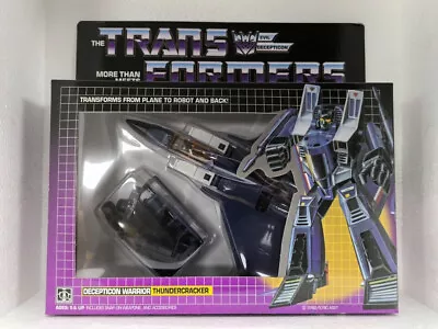 New Transformers G1 Thundercracker  Reissue Action Figure MISB 80's Toy • £59.99