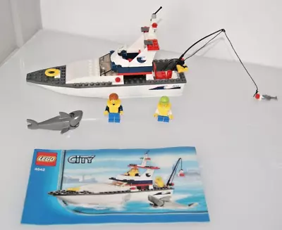 £7 • Buy Lego City 4642, Fishing Boat. 1 Sticker Missing. Instructions But No Box.