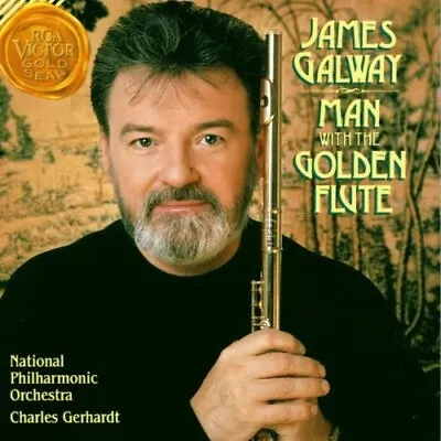 James Galway : Man With The Golden Flute (Gerhardt Npo) CD (1992) Amazing Value • £2.45