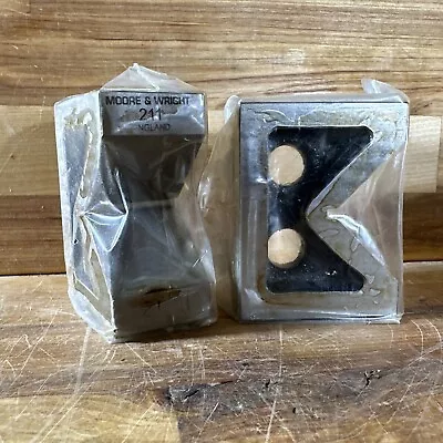 Moore & Wright 63mm 2.48  Standard Pair Vee Blocks Precision 200 Series MW211 • $145