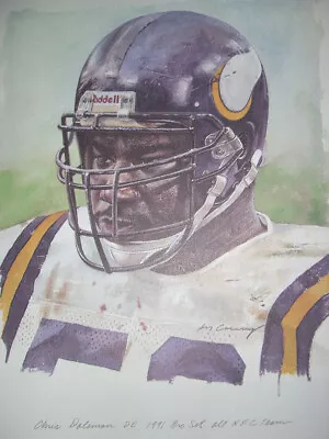 Chris Doleman Minnesota Vikings Rare Art • $24.99