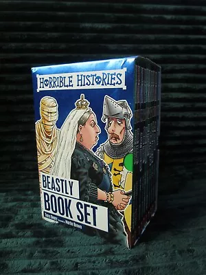 Horrible Histories CITV - BEASTLY BOOK SET - Complete 10 Childrens Books In Box • £19.98