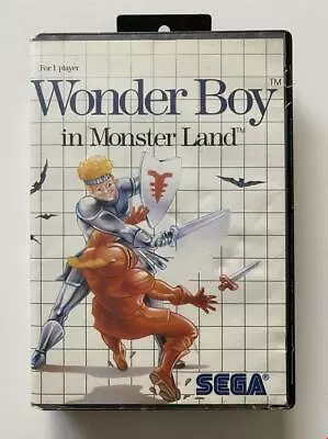 Wonder Boy In Monster Land Sega Master System GC PAL • $44.72