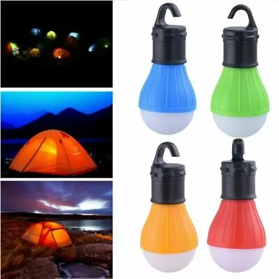 4Pack LED Torches Lanterns Portable Camping Tent Lamp Emergency Light Bulb UK • £2.90