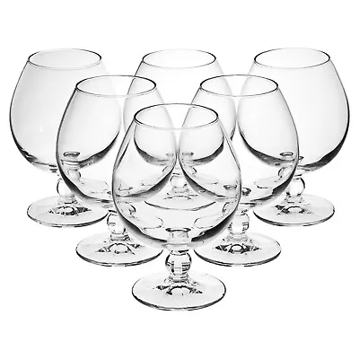 Pasabahce Stemmed Brandy Liquor Snifter Step Cognac 530ml Glasses Drinking Glass • £9.99