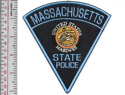 Massachusetts State Police US Marine Corps USMC Devil Dog Patch • $10.99