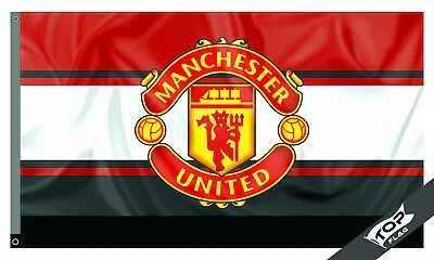 Manchester United Flag Banner 3x5 Ft Football Soccer Red Devils 3 Colors Cassatt • $14.99